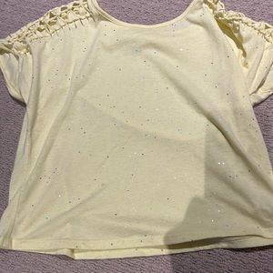 Sparkle yellow shirt